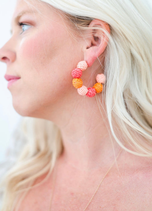 Peach Ball Hoops