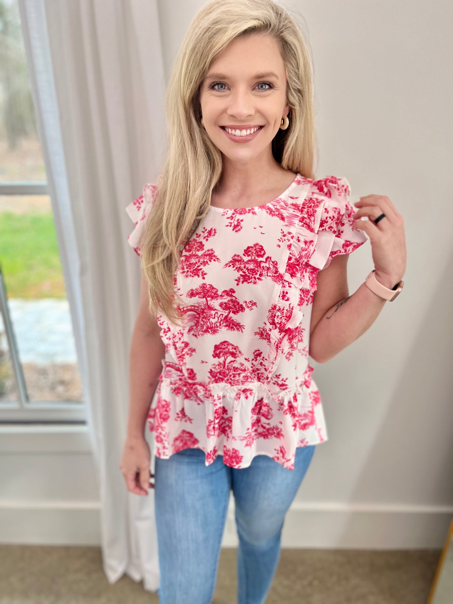 Planted In Your Heart Peplum Top