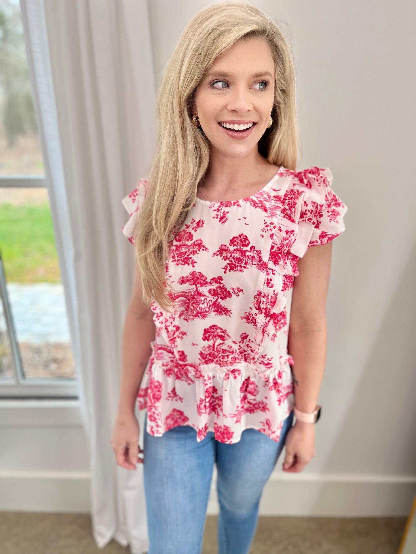 Planted In Your Heart Peplum Top