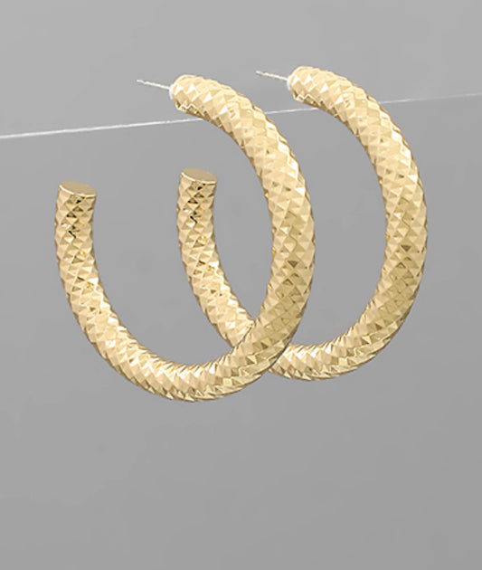 Feels Like Gold Hoops